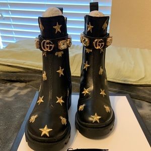 Embroidered Chelsea Boots